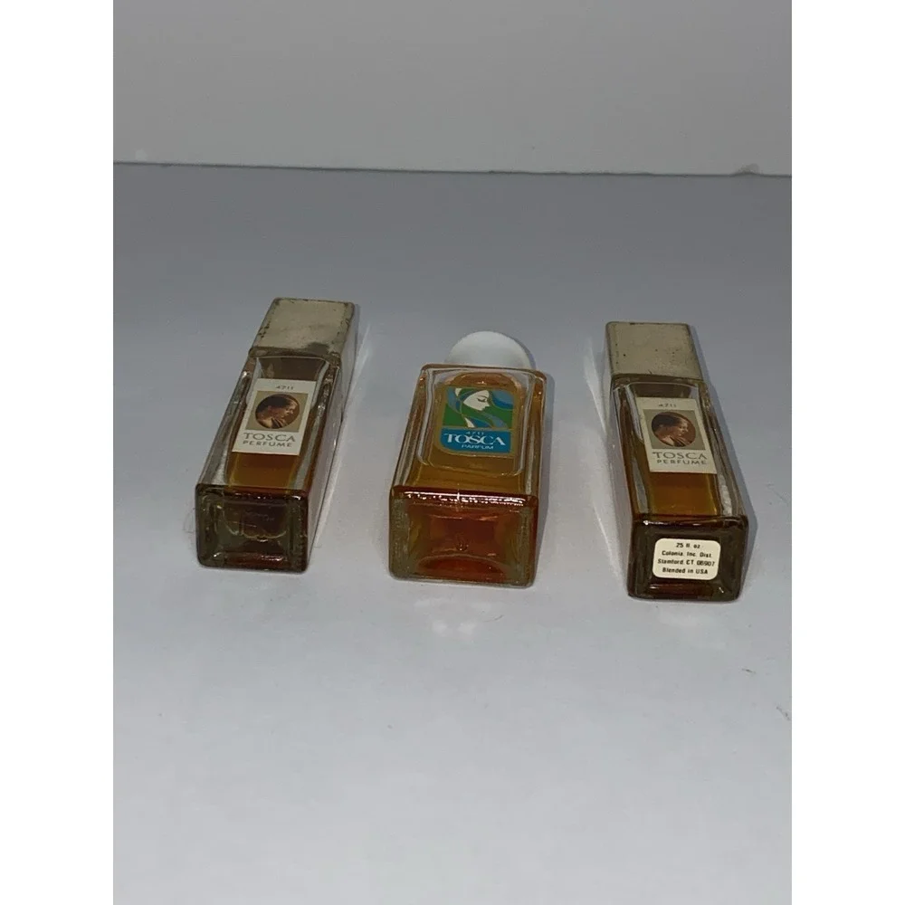 3 Vintage Tosca 4711 Parfum Perfume Colonia .25oz Each - 1 Not Complete - Picture 6 of 6
